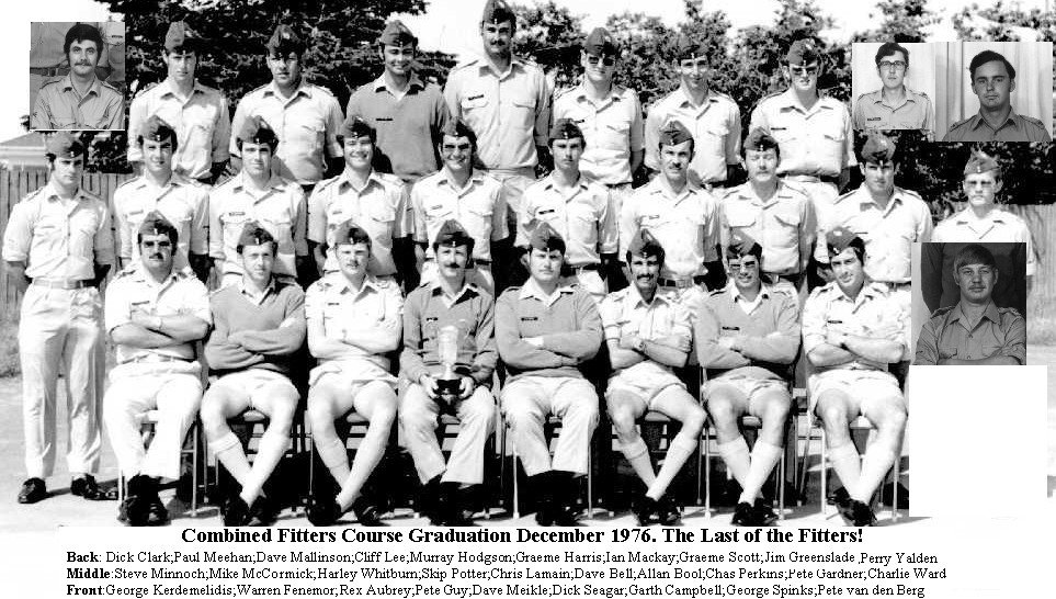 Combined Fitters Course graduation December 1976